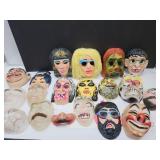 Vintage Halloween Mask Lot