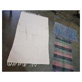 2 Throw Rugs 20"x33 & 36"x61" Rug
