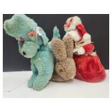 VTG Plush Poodles & Bunny see size