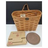 Peterboro Basket & Longaberger Button Basket Brick