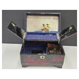 Oriental Music Box  8 1/2" wide