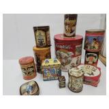 Lot of VTG Advertising Tins