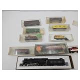 "N" Gauge Train Cars with Engine