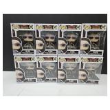 8 FUNKO POP Unknown if Complete