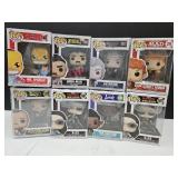 8 FUNKO POP Unknown if Complete