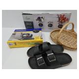 Mason Jar Wall Decor Sz.8-9 Sandals & Car WasteBin