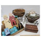 Planter Baskets, & Home Decor, Muncie Box SEE PICS