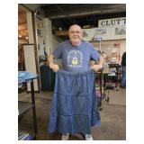 NIP Ladies Trimmed Denim SkirtSz XXL