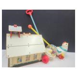VTG Fisher - Price Toys  Chicken, Popper, +