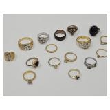 Costume Ring Lot , Lion Ring 18 K HGE, Copper +