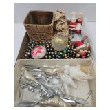 VTG Christmas Birds, Beads, Ornaments, Shakers +
