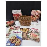 Cook Books, Halmark Christmas, Cookies,Basket+