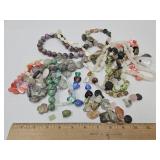 Polished Stones, Gems & Rocks, Glass