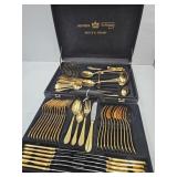 VTG Bestecke SBS Solingen 23/24k Plated Flatware
