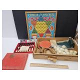 VTG Chinese Checkers w/Marbles, Table Tennis+