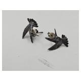 Sterling Silver Hummingbird Earrings