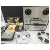 Reel to Reel Teac X-1000R w Music Reel Tapes