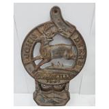 Cast Iron John Deer Moline Letter Holder 10 x 16"