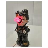 Vintage  Electric  Lantern Drunk Man 8" high