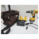 DeWalt 14.4 VCordless Drill 3 Batteries & Chgr