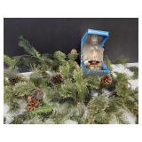 Evergreen Garland & NIB Wall Oil Lamp