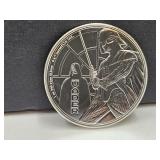 1 oz. Darth Vader Silver Round