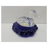 Crystal Duck & Cobalt Display