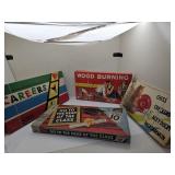 VTG Board Games, Wood Burning Set Head of Class +