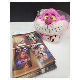 Cheshire Cat  Plush 12" & Comic Books