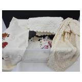 Table Clothes, Pillow Shams, Doilies +