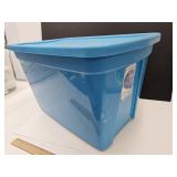18 Gallon Blue Storage Tote