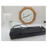 Seiko Wall Clock&  Vacumn Sealer +