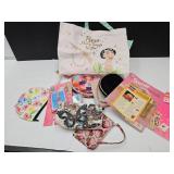 Barbie Glitter Play Cards & Girlie Bags