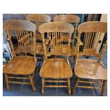 5 Dining Room Chairs 2 With Arms