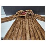 Fur Coat Sz. Small NEEDS REPAIRED