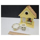 Italy Dish & Birdhouse