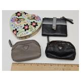 2 Coin Purses, Brighton Wallet & TIn