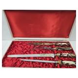 A Wingen Jr Othello Cartving Set Solingen Germany