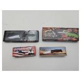 New  4 Pocket Knives See Sizes