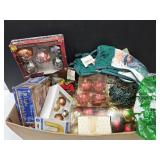 Large Box of Christmas Decor