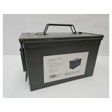 Metal Ammo Box  6 x 11 x 7" high