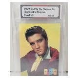 1999 Elvis Platinum Ed. / Inkworks Promo Card #3