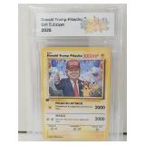 Pokemon Donald Trump 1st Ed. 2026 Fan Card
