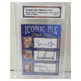 Iconic Inks Triple Cuts Obama,Trump, Clinton Lt.Ed