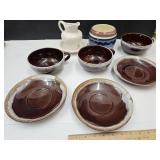 Ungemach Planter,  Soup Bowls,Hull Pitcher & Bowl