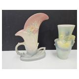 Royal Copley 7"h Vase & Hull Vase SEE PICS