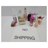 Perfume SPrays & Lotions Partial Bottle