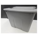 18 Gal Gray Storage Tote