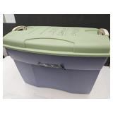 30gal? Rubbermaid Green Storage Tote