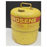 5 gal Yellow Metal Kerosene Can